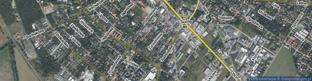 Zdjęcie satelitarne Żurawinowa ul.